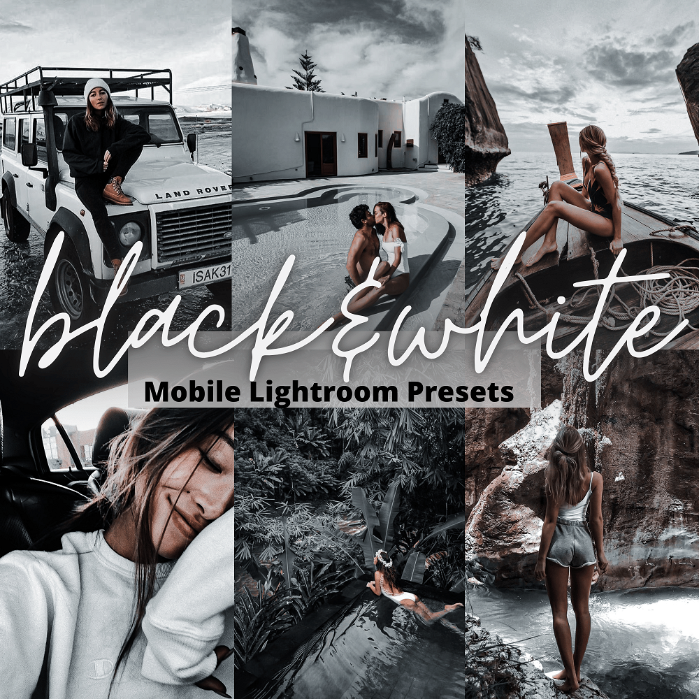 Black & White - Mobile Lightroom Presets